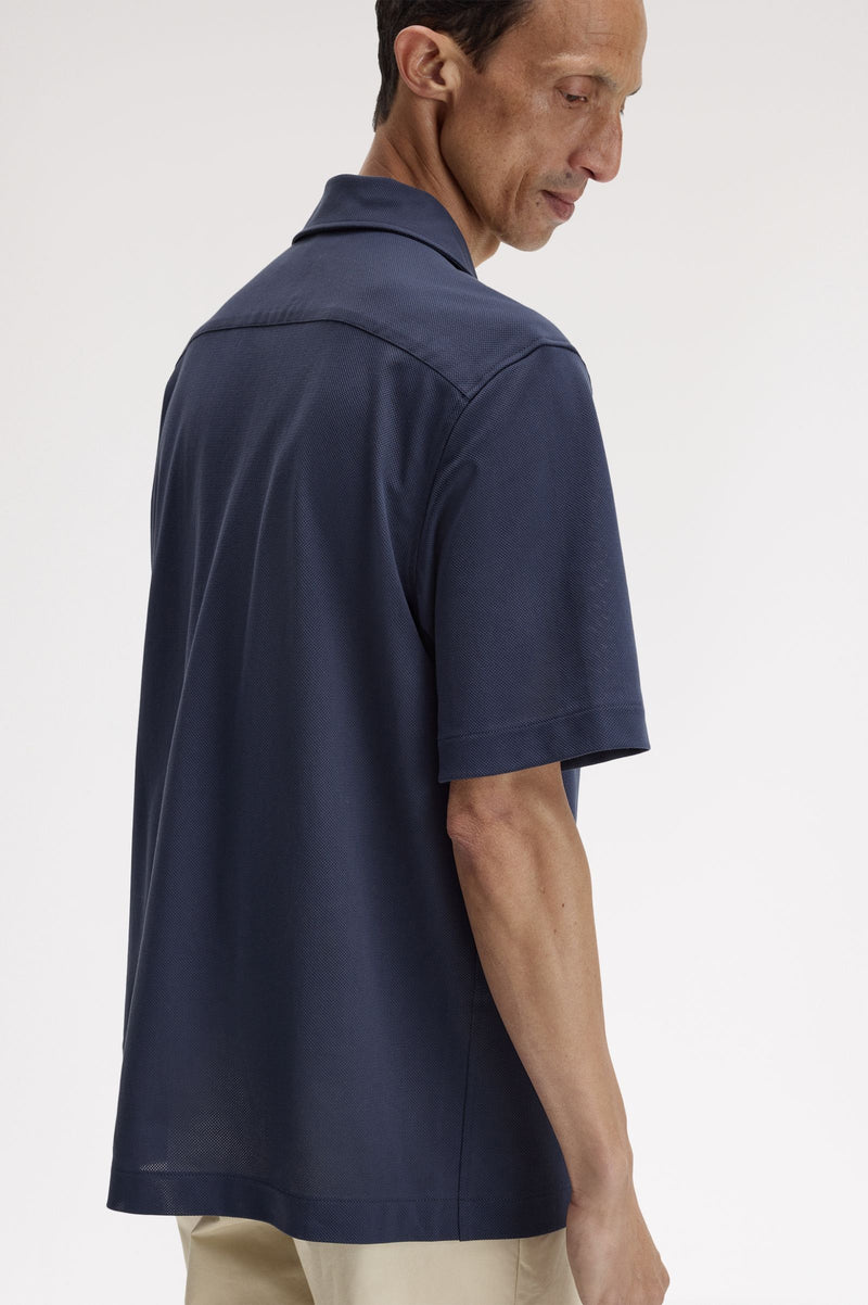 COMPRESS MESH REVERE COLLAR SH