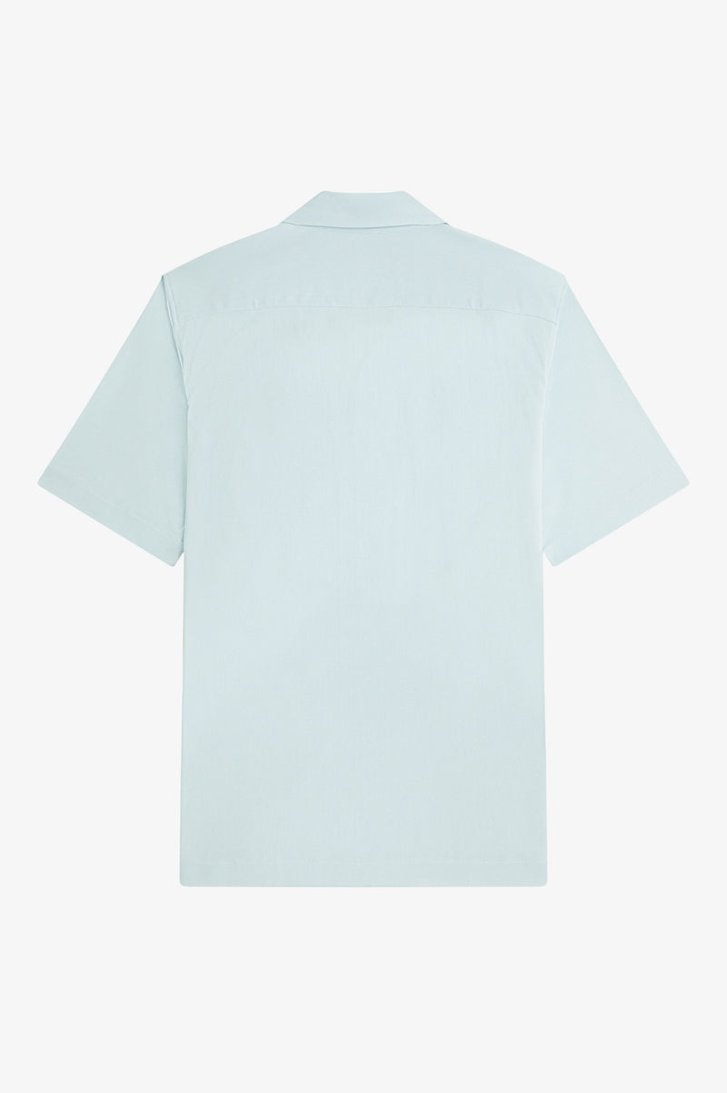 COMPRESS MESH REVERE COLLAR SHIRT
