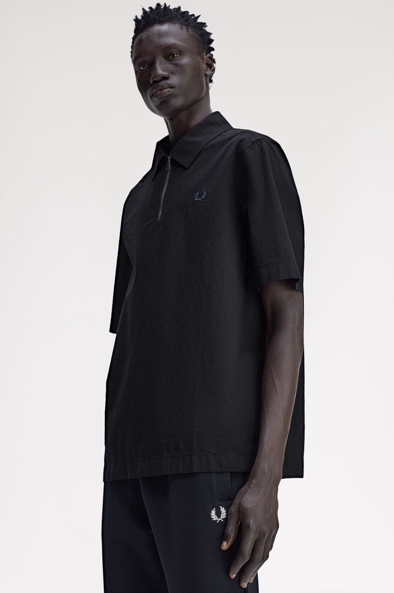 POP OVER ZIP NECK SHIRT