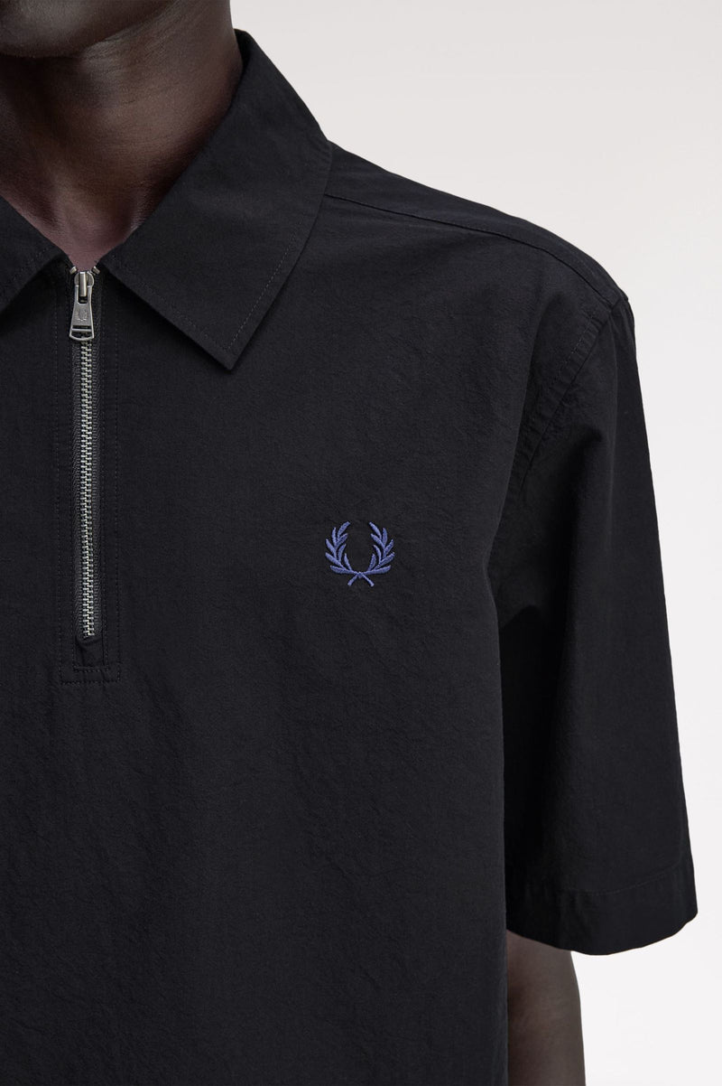 POP OVER ZIP NECK SHIRT