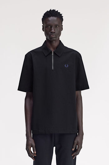 POP OVER ZIP NECK SHIRT