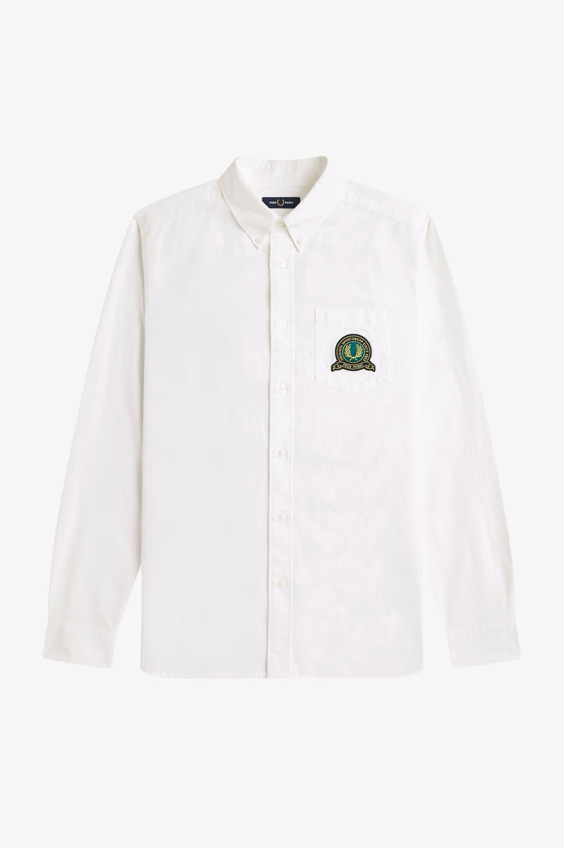 TENNIS BADGE OXFORD SHIRT