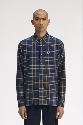 BRUSHED TWILL TARTAN SHIRT