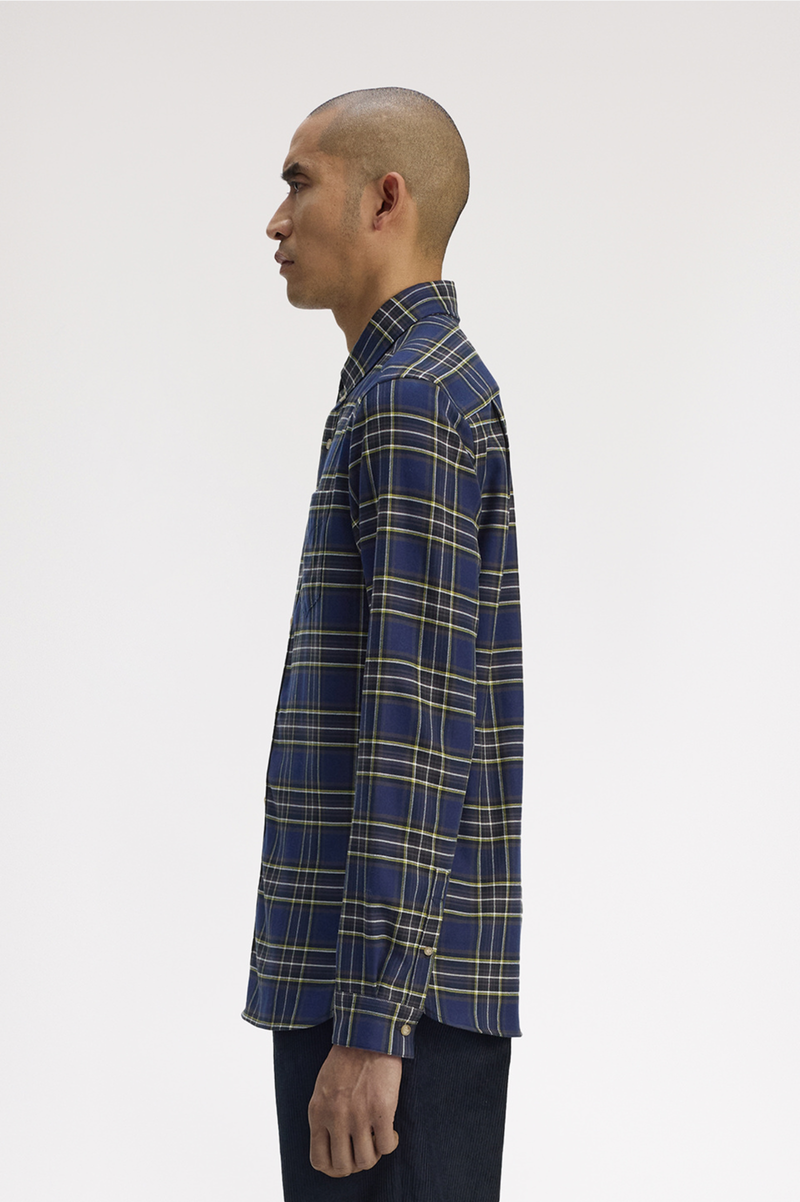 BRUSHED TWILL TARTAN SHIRT