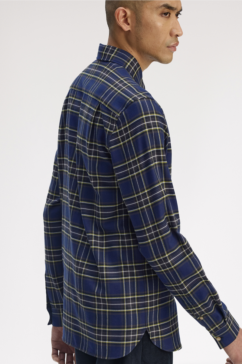 BRUSHED TWILL TARTAN SHIRT