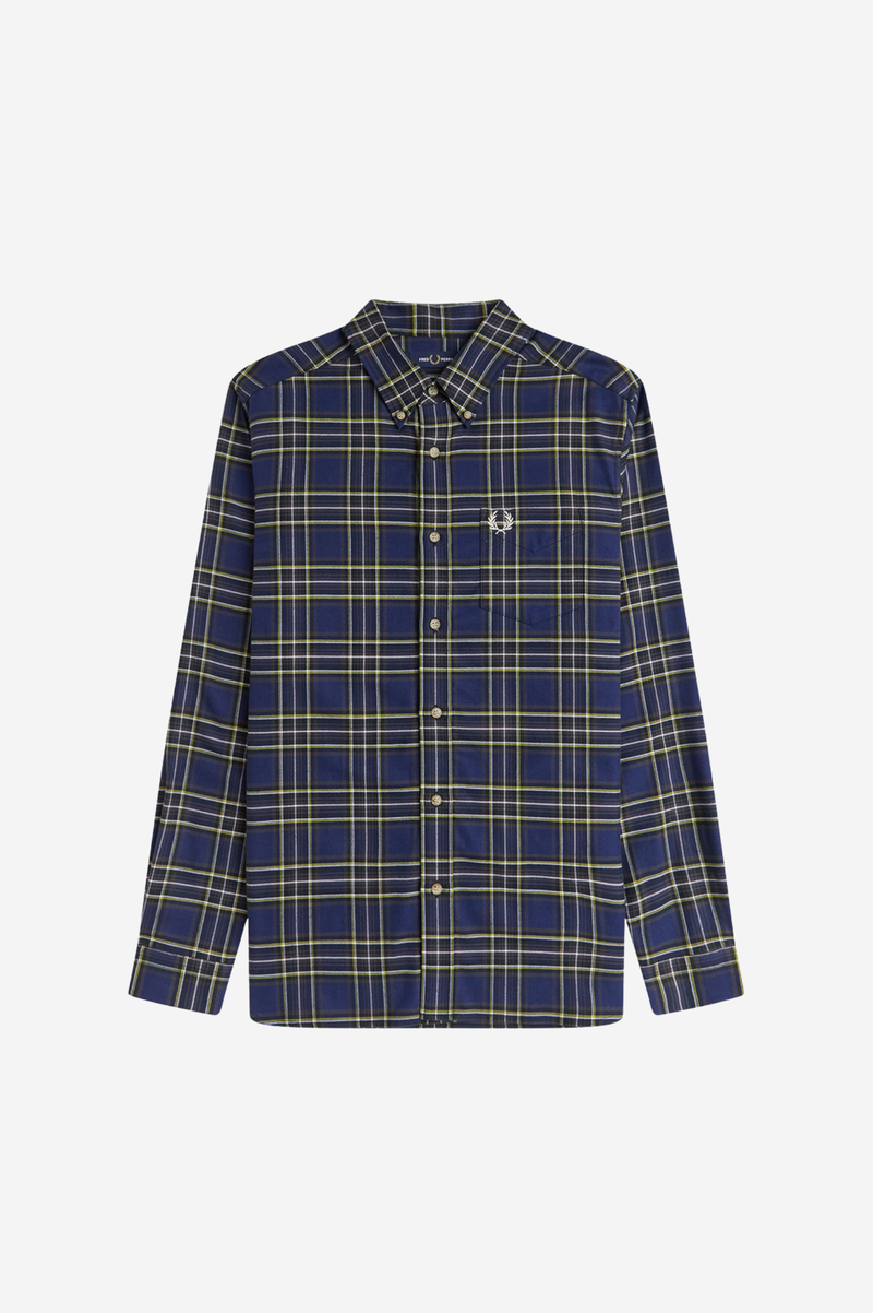 BRUSHED TWILL TARTAN SHIRT