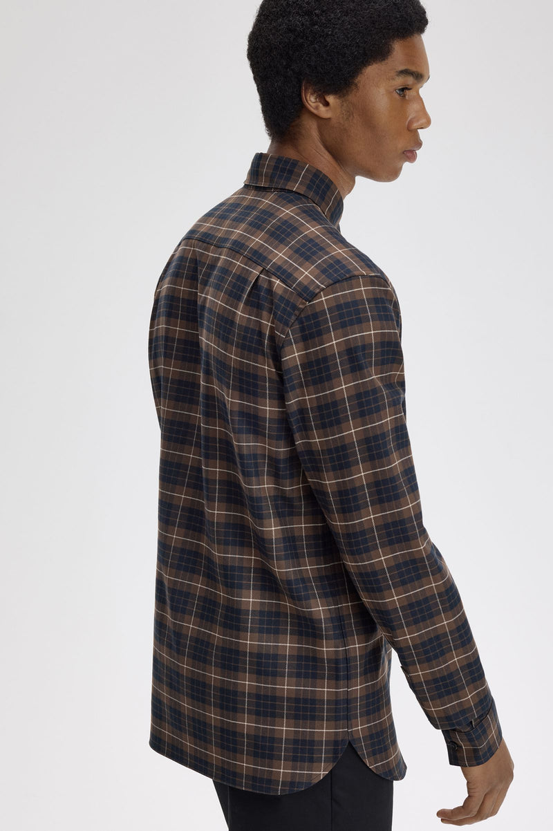 BRUSHED TWILL TARTAN SHIRT