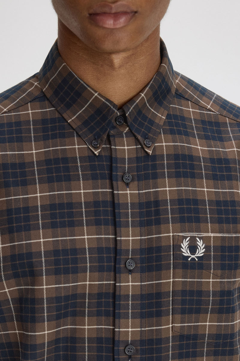 BRUSHED TWILL TARTAN SHIRT