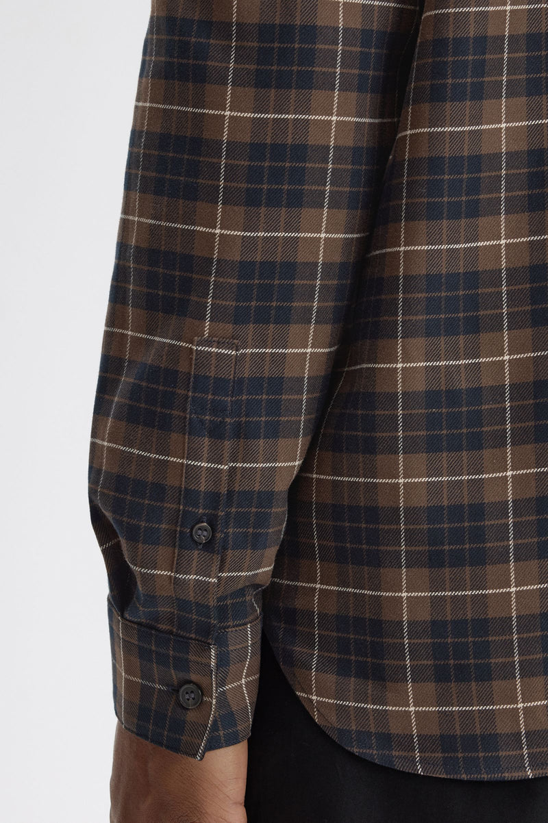 BRUSHED TWILL TARTAN SHIRT