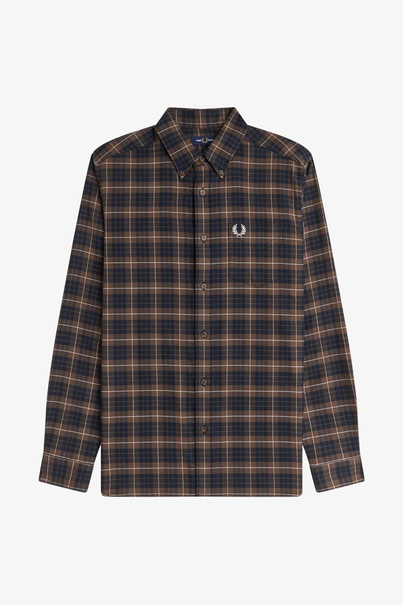 BRUSHED TWILL TARTAN SHIRT