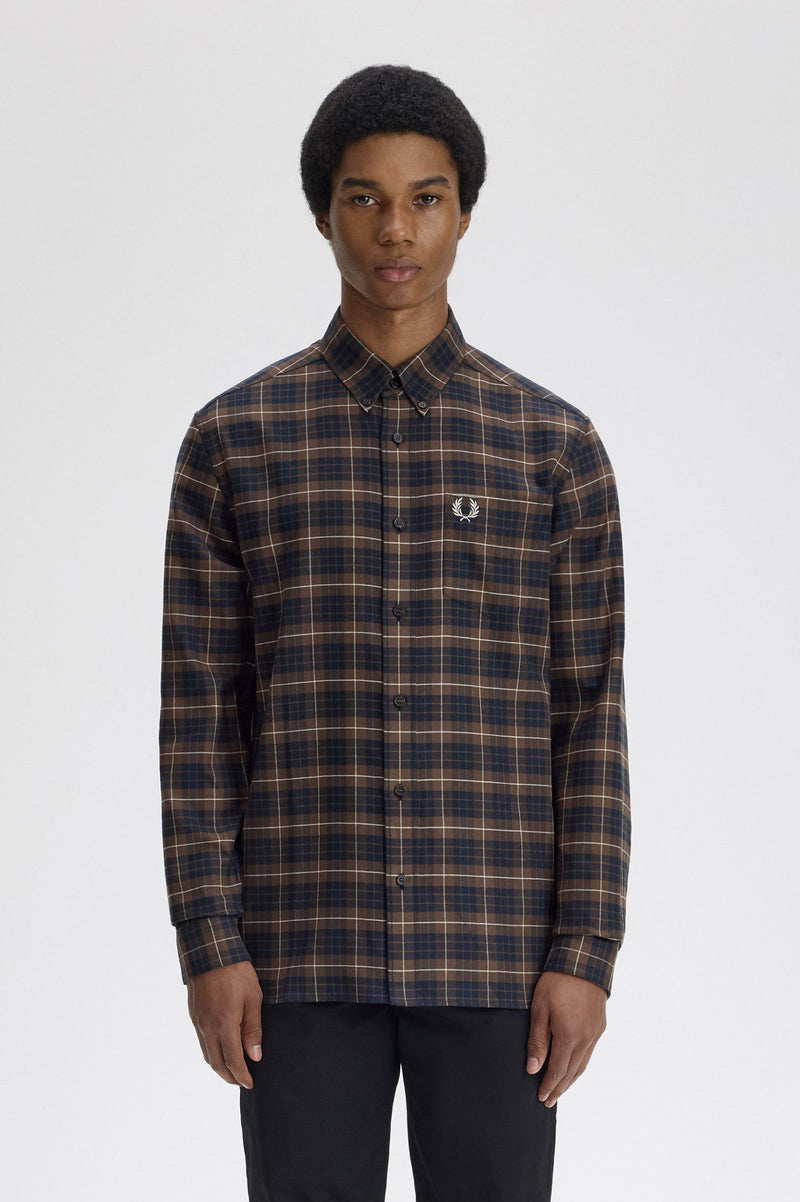 BRUSHED TWILL TARTAN SHIRT
