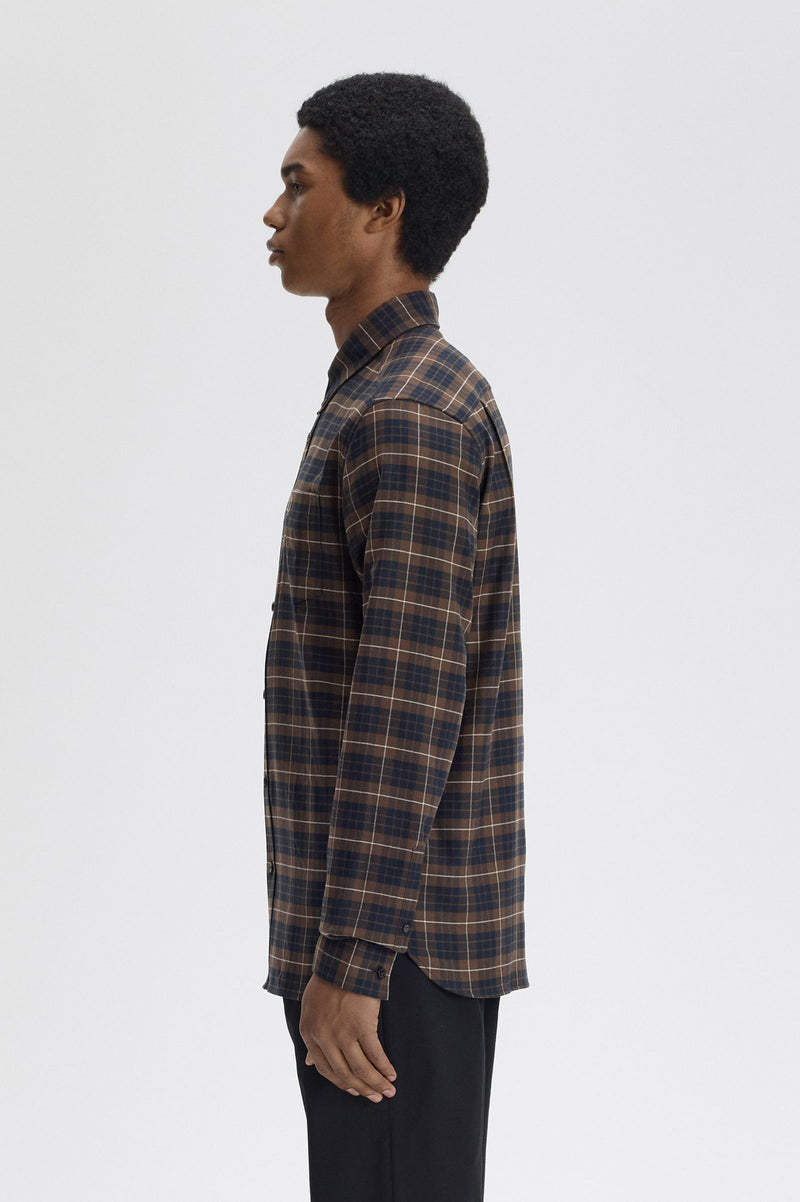 BRUSHED TWILL TARTAN SHIRT