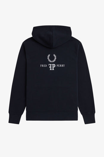MONOGRAM HOODED SWEATSHIRT