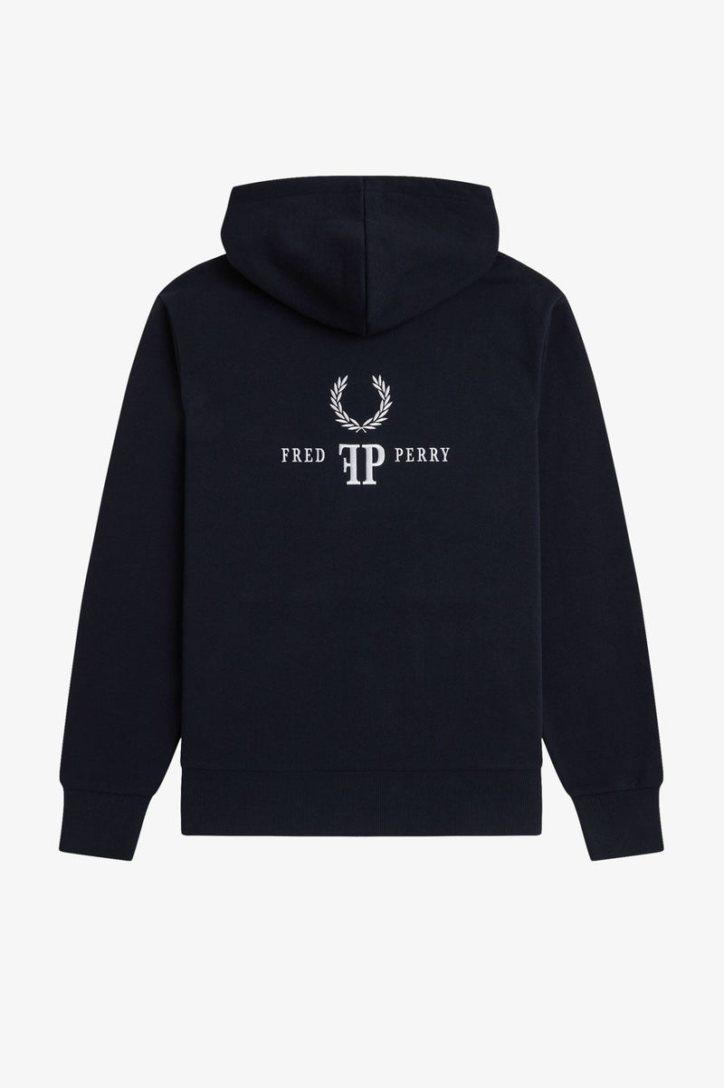MONOGRAM HOODED SWEATSHIRT