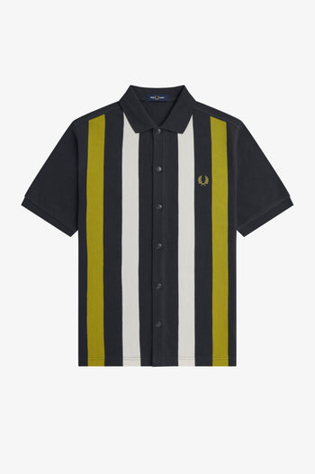 VERTICAL STRIPE POLO SHIRT