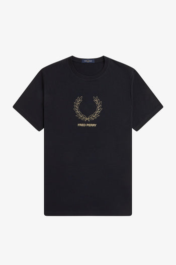 OUTLINE LAUREL WREATH T-SHIRT