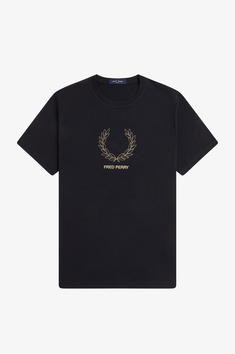 OUTLINE LAUREL WREATH T-SHIRT