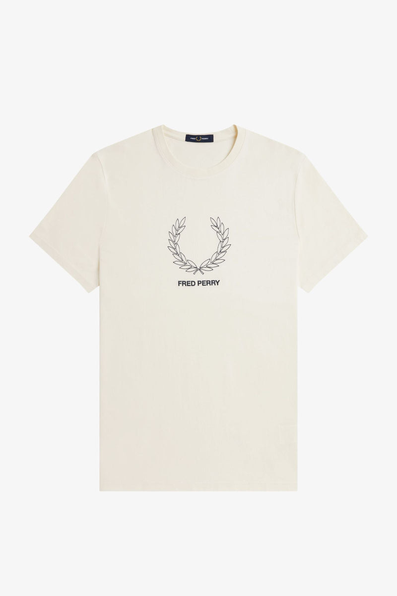 OUTLINE LAUREL WREATH T-SHIRT