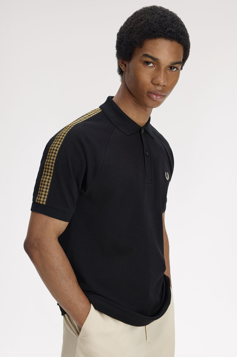 CROSS TAPE POLO SHIRT