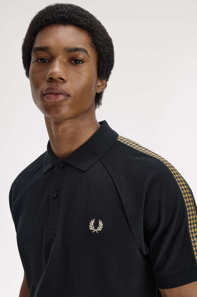 CROSS TAPE POLO SHIRT