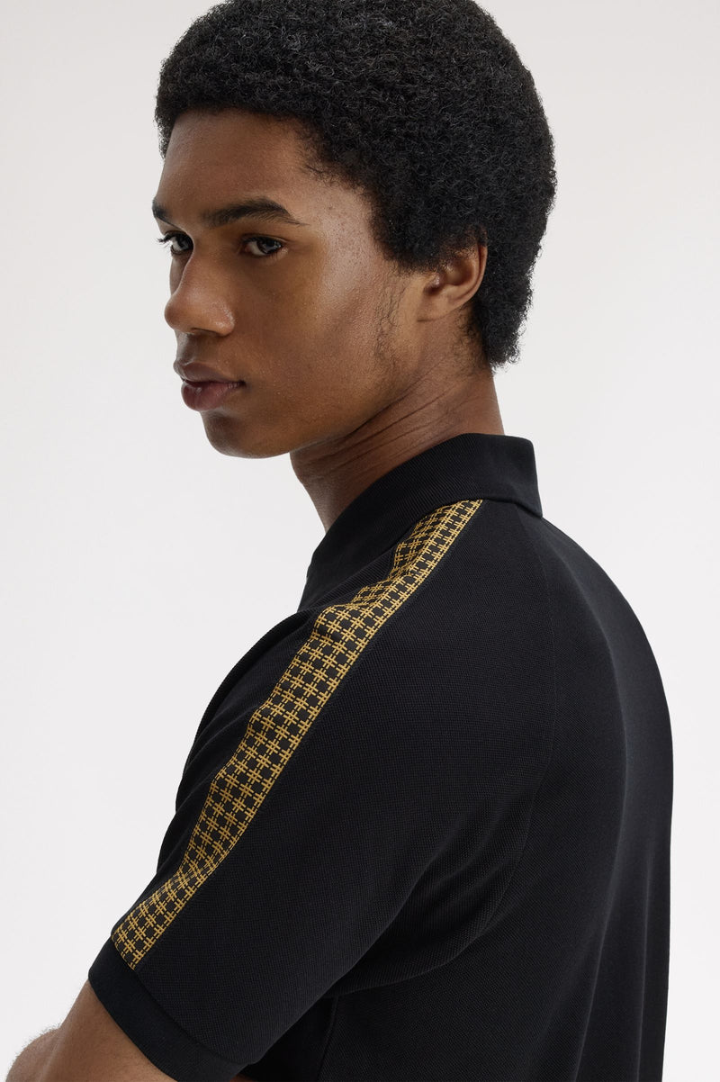 CROSS TAPE POLO SHIRT