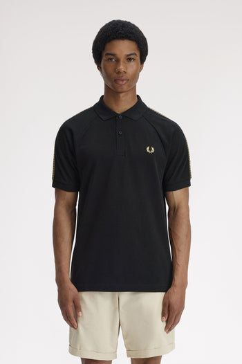 CROSS TAPE POLO SHIRT