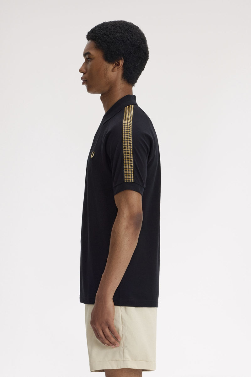 CROSS TAPE POLO SHIRT