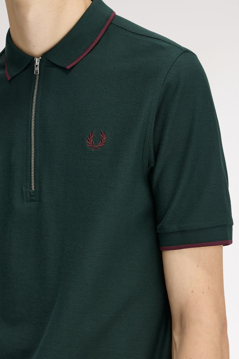 CREPE PIQUE POLO SHIRT