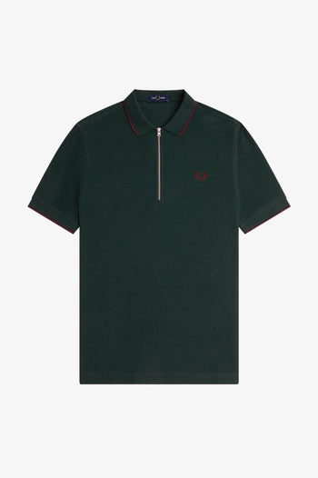 CREPE PIQUE POLO SHIRT