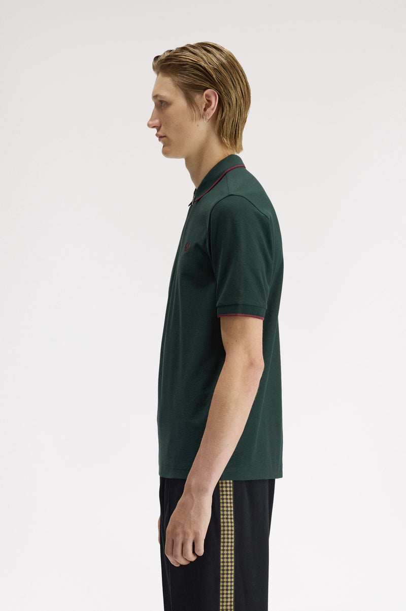 CREPE PIQUE POLO SHIRT