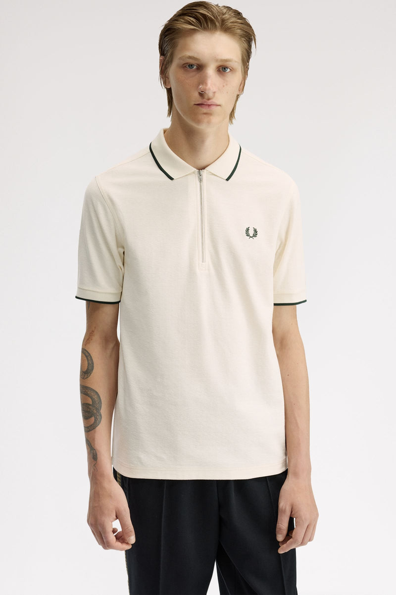 CREPE PIQUE POLO SHIRT