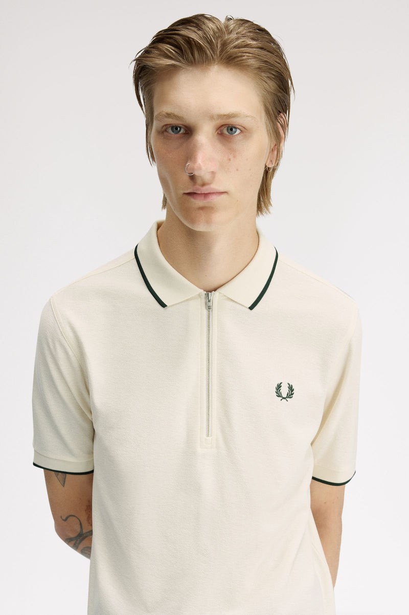 CREPE PIQUE POLO SHIRT