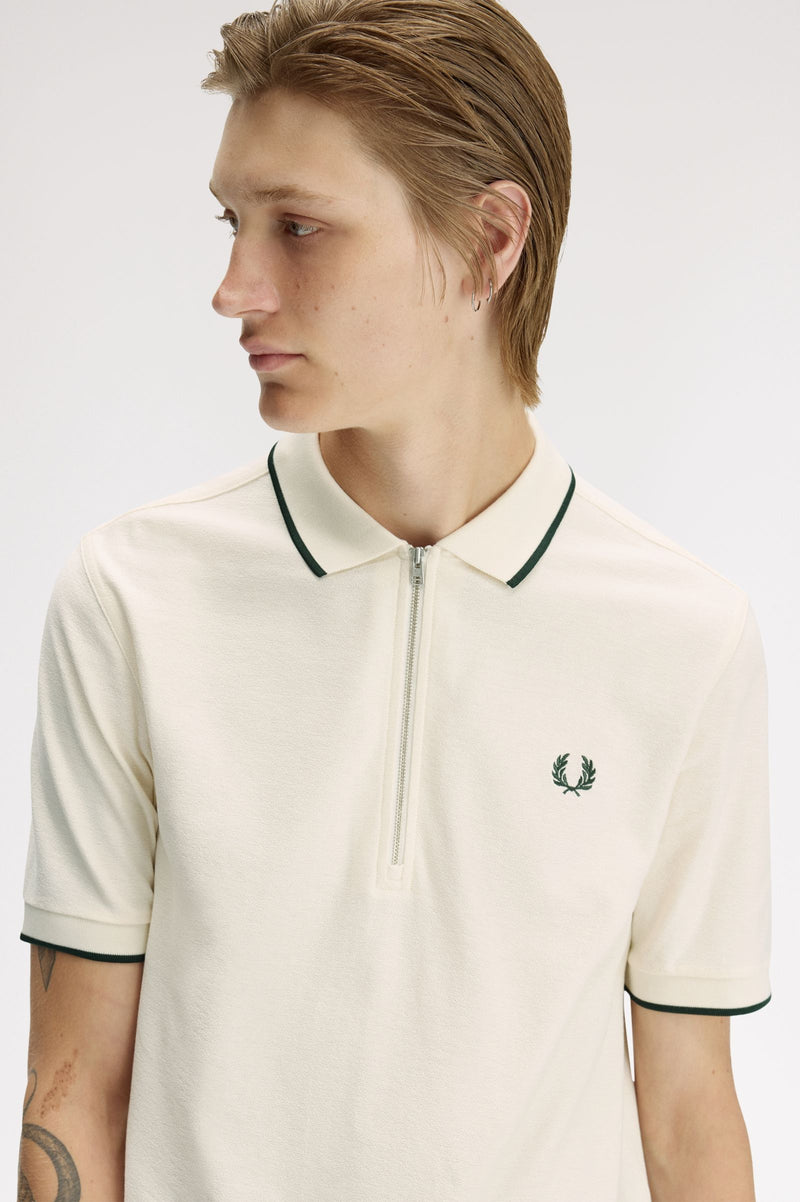 CREPE PIQUE POLO SHIRT