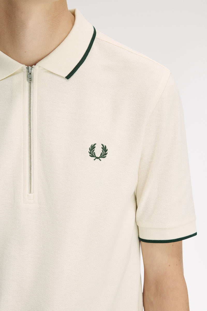 CREPE PIQUE POLO SHIRT