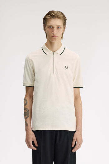 CREPE PIQUE POLO SHIRT