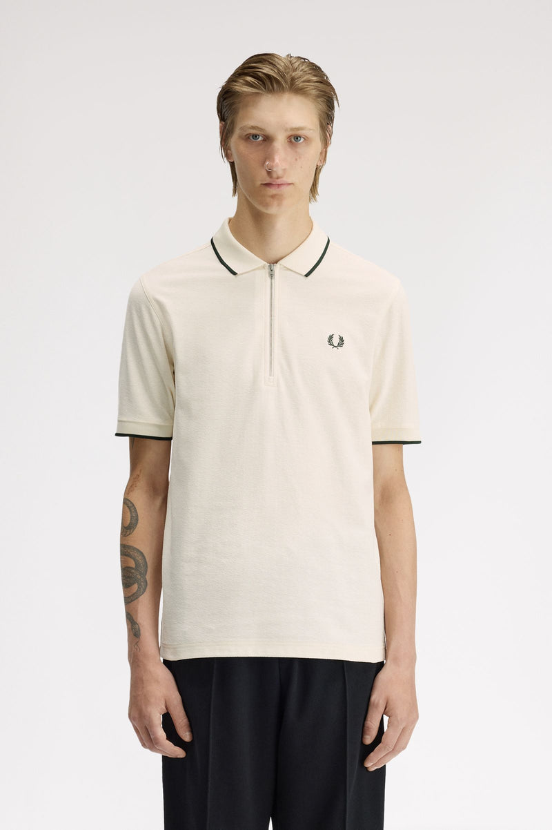 CREPE PIQUE POLO SHIRT