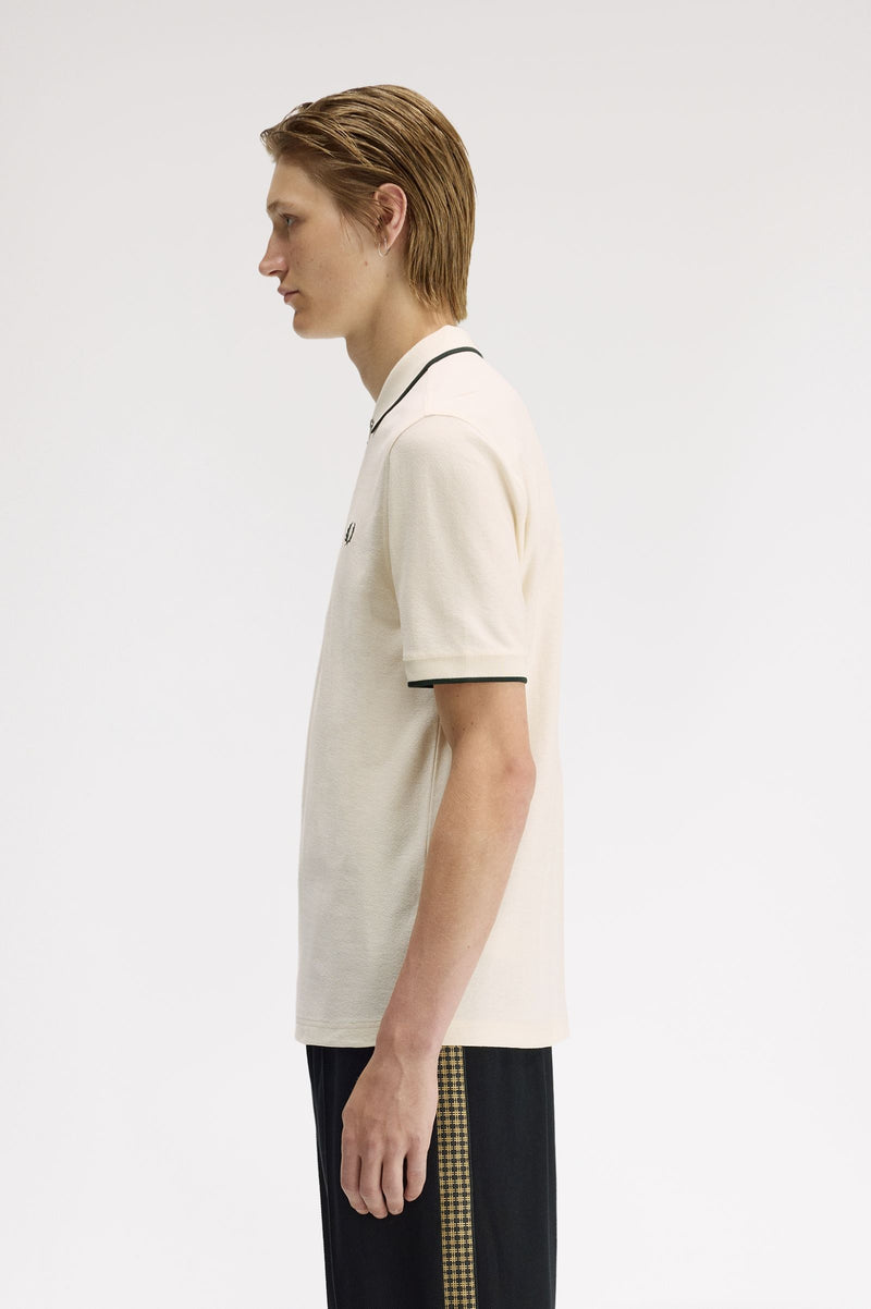CREPE PIQUE POLO SHIRT