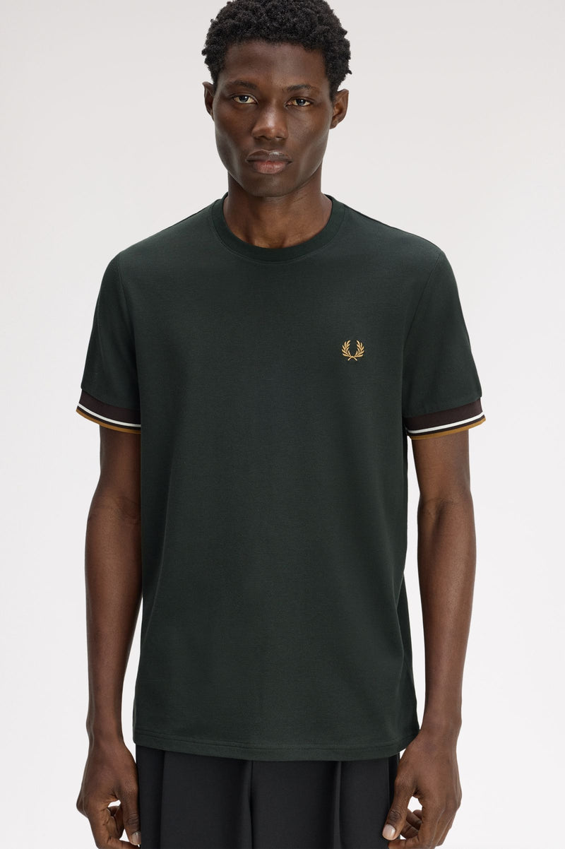 TWIN TIPPED  CUFF T-SHIRT