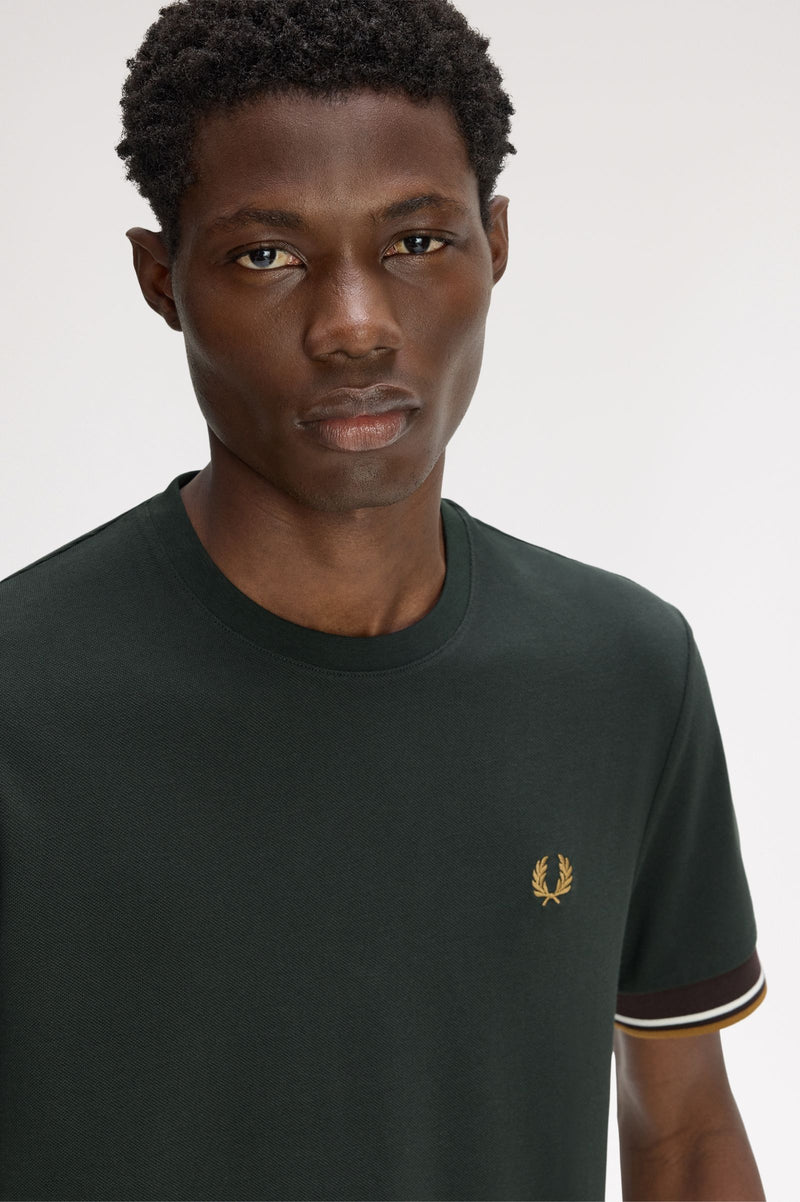 TWIN TIPPED  CUFF T-SHIRT