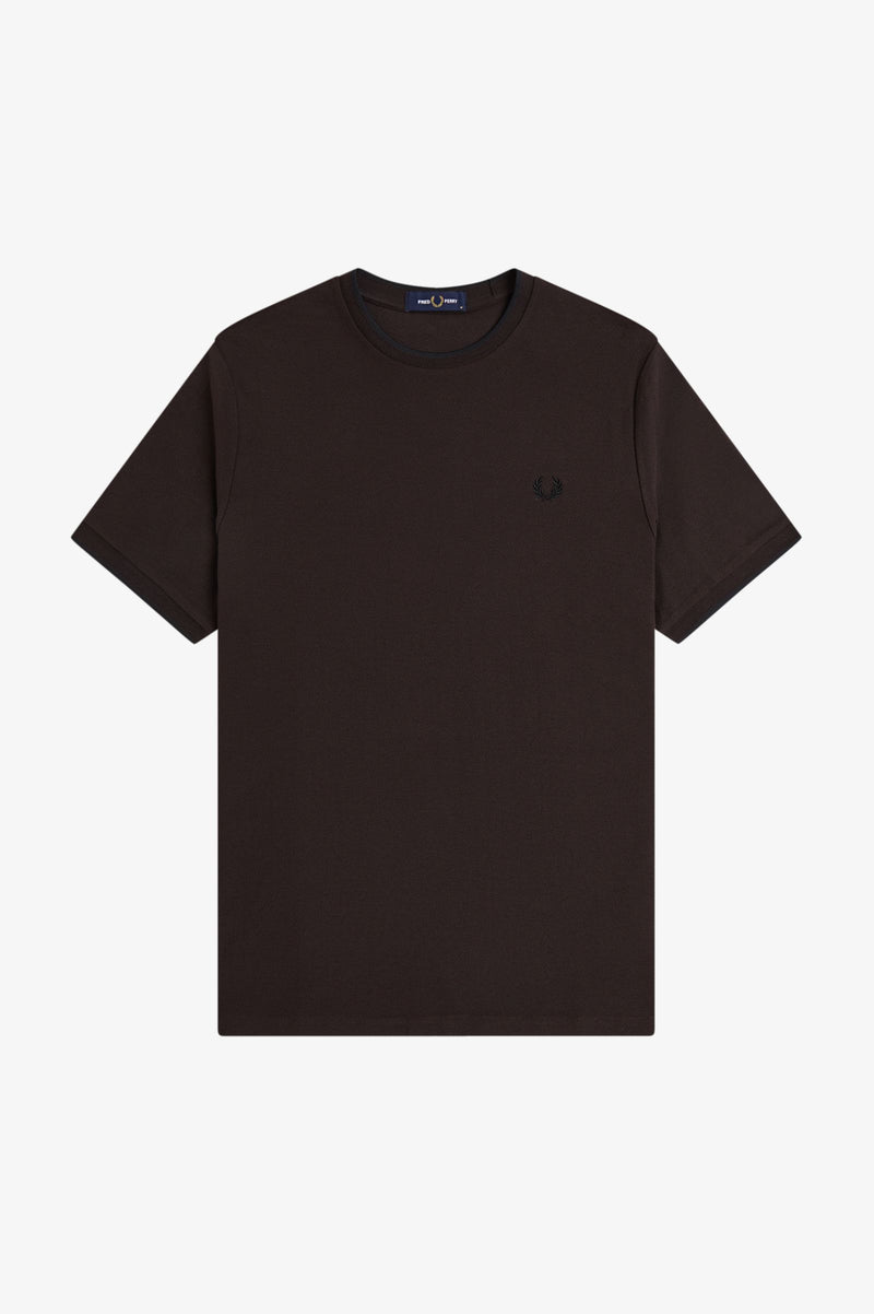 TRIM DETAIL CREPE PIQUE T-SHIRT