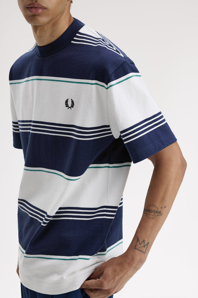 HEAVYWEIGHT STRIPED T-SHIRT