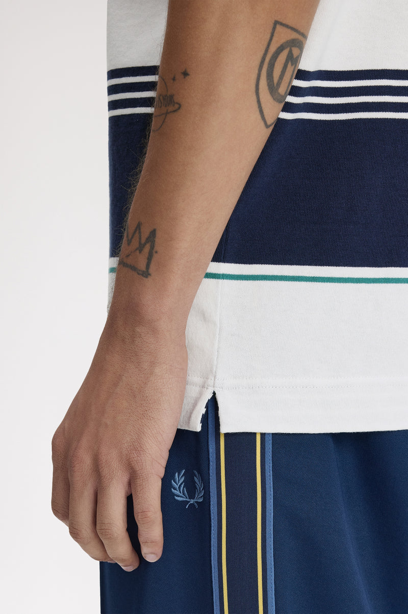 HEAVYWEIGHT STRIPED T-SHIRT