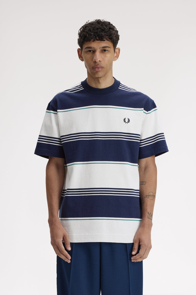 HEAVYWEIGHT STRIPED T-SHIRT