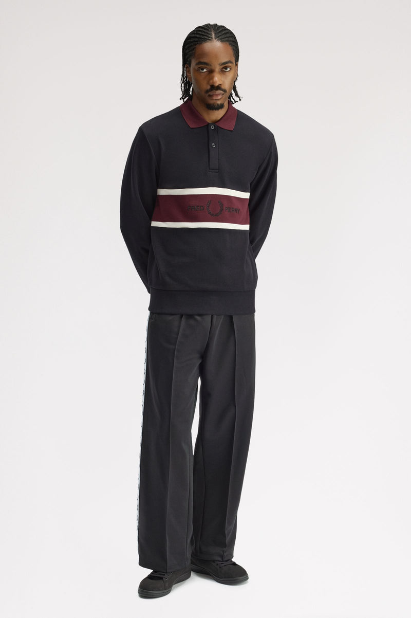 EMBROIDERED PANEL COLLARED