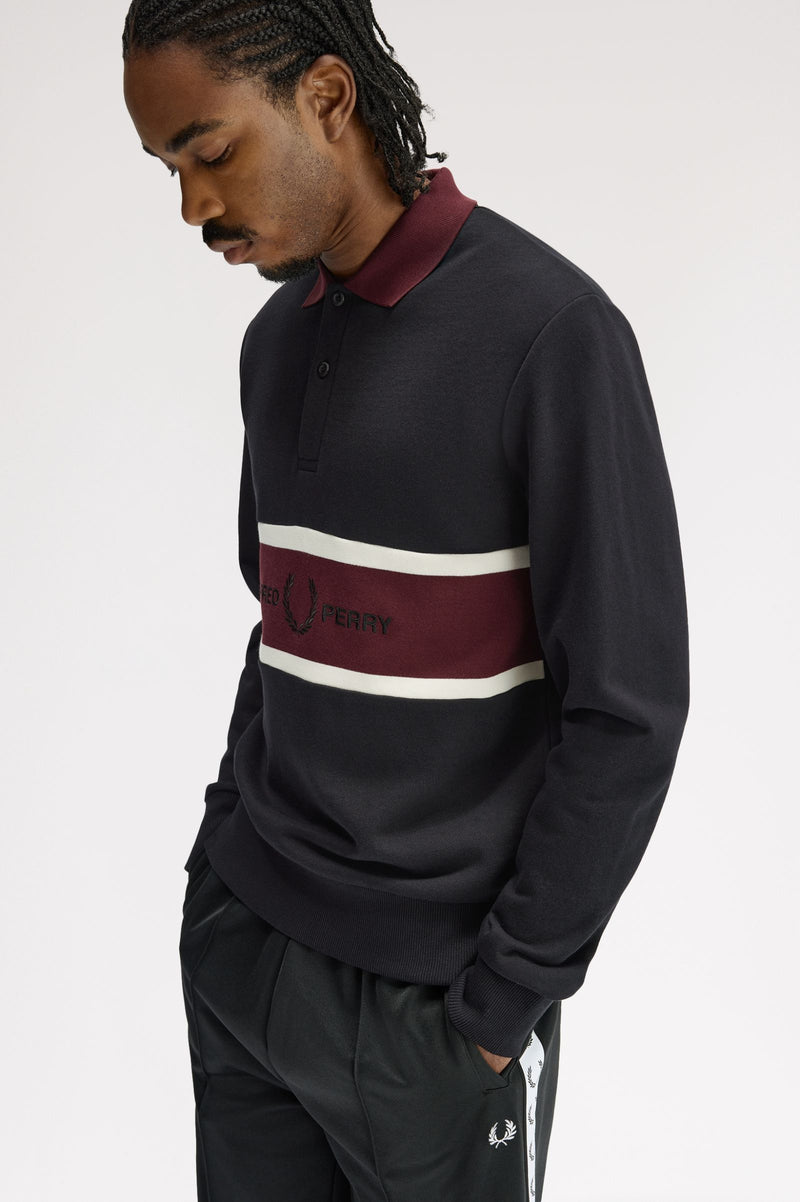 EMBROIDERED PANEL COLLARED