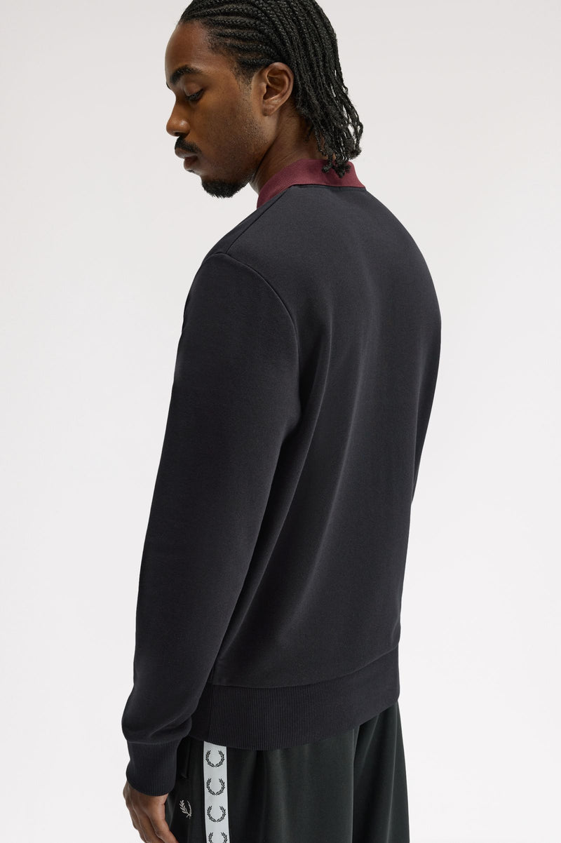 EMBROIDERED PANEL COLLARED