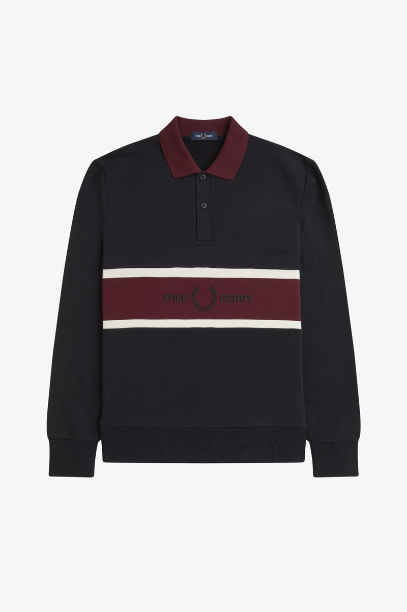 EMBROIDERED PANEL COLLARED