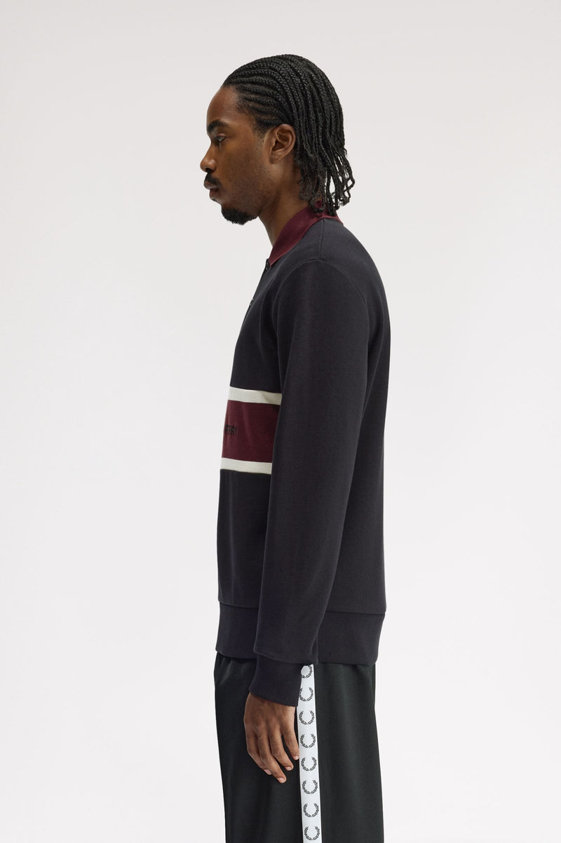 EMBROIDERED PANEL COLLARED