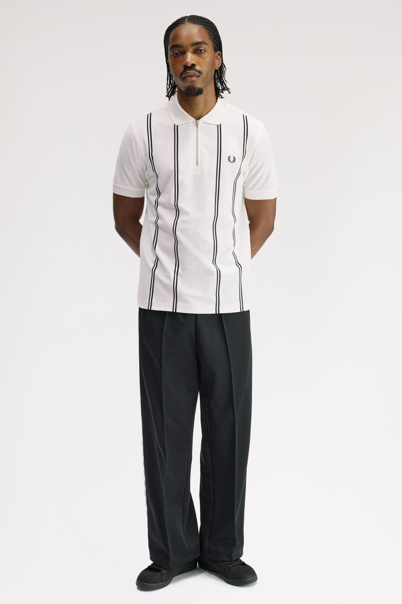 VERTICAL STRIPE POLO SHIRT