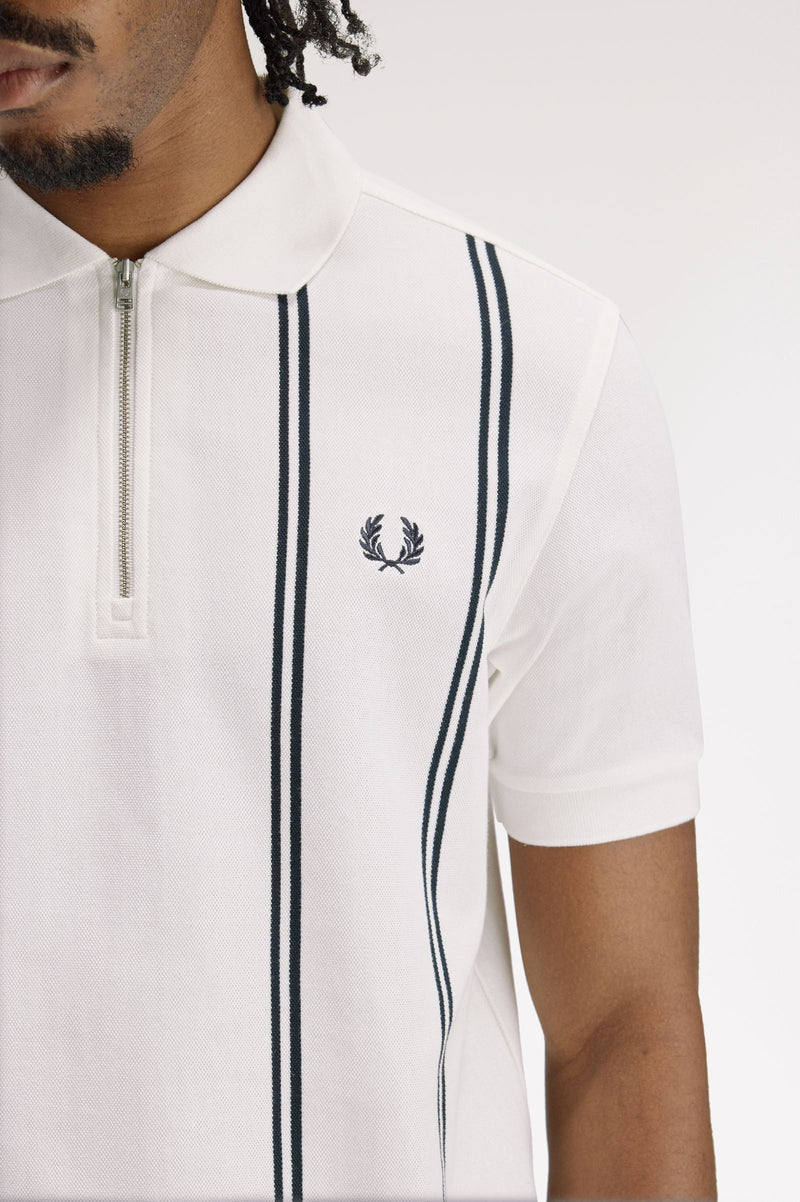 VERTICAL STRIPE POLO SHIRT